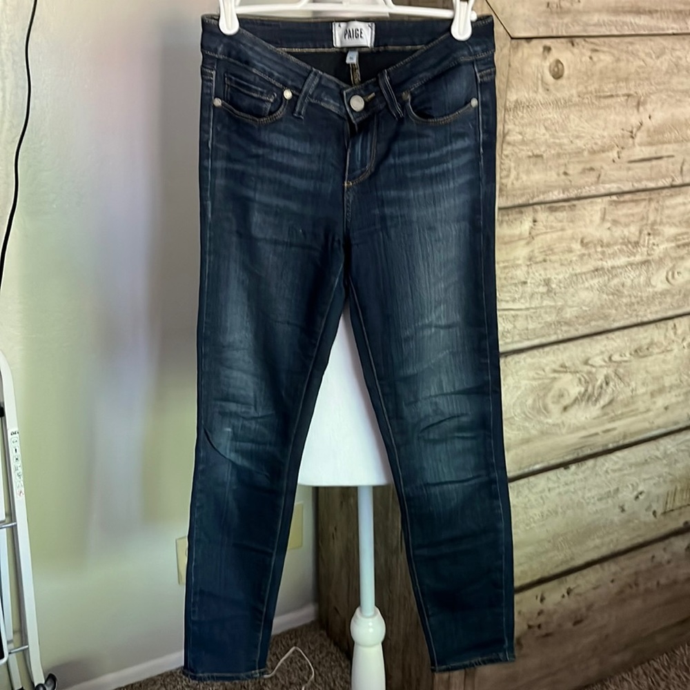 Paige denim vertigo ankle pant size 26
